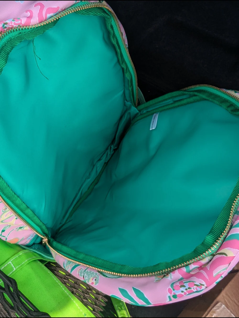 Lilly Pulitzer Women's Floral Pink & Green Backpack